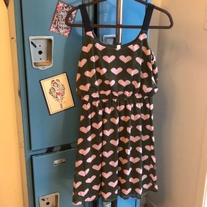 Olive & Pink Heart Dress 🍀